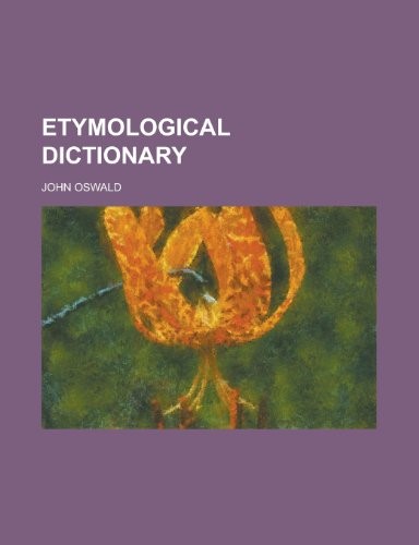 Etymological dictionary of biblical hebrew
